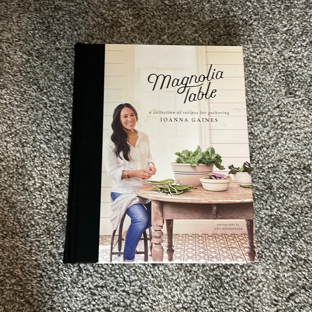 Magnolia table by Joanna Gaines cook book